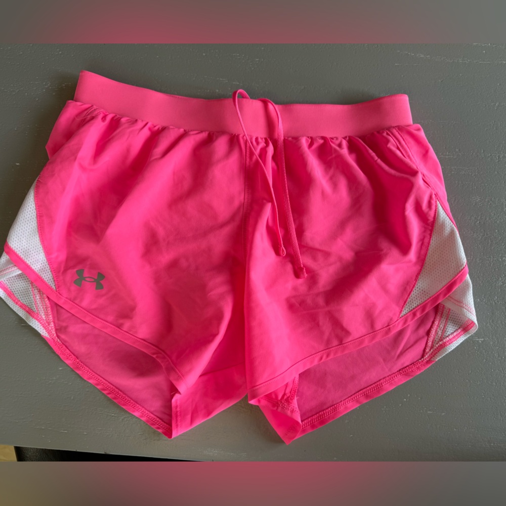 Under Armour Neon Pink Sports Shorts